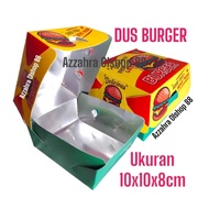 50pcs ivori burger boxes burger paper/s 50 sheets of burger containers burger box/s