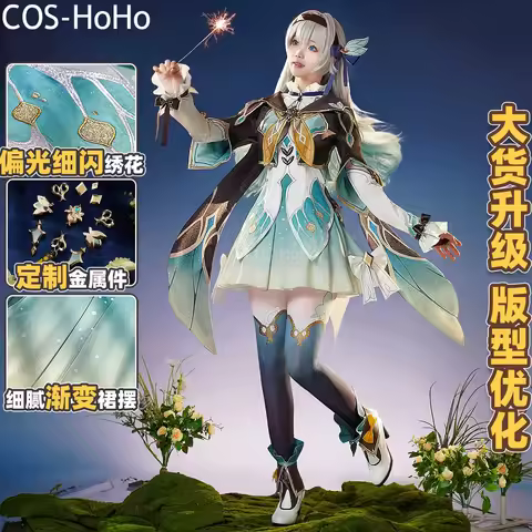 COS-HoHo Honkai: Star Rail Firefly Game Suit Gorgeous Dress Uniform Cosplay Costume Halloween Carniv