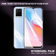 DW DW DW| Anti-Scratch Vivo Y21 Y21S Y21A Y21T Y33S Y33T Hydrogel Film Clear Anti-Glare Anti-Spy Ant
