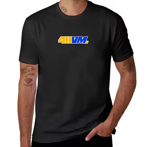 411 vm video magazine T-Shirt plain tops blacks oversized t shirts for men