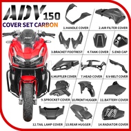 Honda AVD 150 ADV-150 Cover Set Coverset Footrest Sprocket Air Filter Battery Exhaust Full Set Carbo