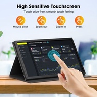 10 inch Raspberry Pi Screen, 1024x600 IPS Capacitive Touchscreen Raspberry Pi Display, Mini HDMI Por