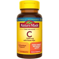 美國Nature Made 維他命C 緩䆁性 含玫瑰果 1,000毫克 60片