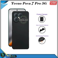 Case Tecno pova 7 Pro 5G Pova 7 Ultra Pova 7 4G 5G Softcase Slim Black