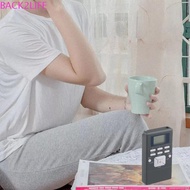 BACK2LIFE Digital FM Radio, LCD Display FM (Frequency Modulation) Mini Speaker, Single Band Audio AF