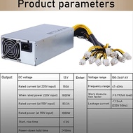 2X APW7 1800W Power Supply Mining PSU for Bitmain Antminer S9/L3+/A6/A7/R4/S7/E9 with 10X PCI-E 6Pin