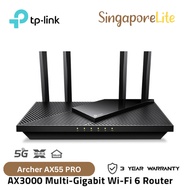 TP-Link Multi-Gigabit High-Performance Wi-Fi 6 Archer AX55 Pro V1 AX3000 Router with 2.5G Port