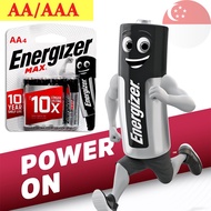 【SG SELLER】AA Energizer Max Battery Alkaline Battery Rechargeable Battery AAA Charger Bundle High Pe