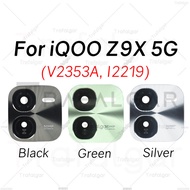 Rear Back Camera Glass Lens For vivo iQOO Z9X 5G V2353A I2219 Replacement With Adhesive Sticker