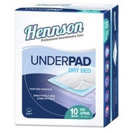 Hennson UnderPad Dry Bed 10's-75cm x 75cm