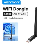 Vention USB WiFi Bluetooth Adapter AX900 for PC Desktop Penyesuai WiFi Bluetooth USB Vention AX900 u