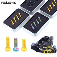 Set of 4 RISK Bicycle Titanium Screws M6x16mm / M6x18mm / M6x20mm