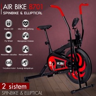 BG SPORT Sepeda Statis Air Bike Alat Olahraga Cardio 8701 8702 8703