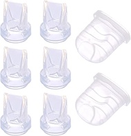 lasuroa Pack of 2 Silicone Membranes & 6 Duckbill Valves for Eufy, Replacement Parts for Breast Pump