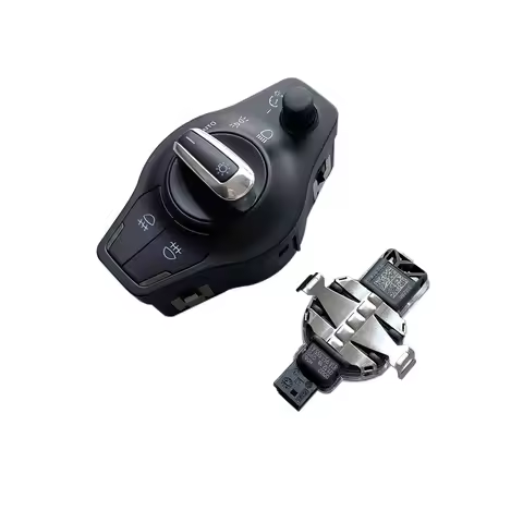 Chrome Auto Car Headlights Multifunction Switch & Rain Sensor Kit For Audi Q5 A5 S5 A4 B8 Avant B8 8