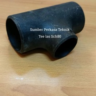 tee las besi sch 80 / tee las carbon steel 2  inch / dn 50