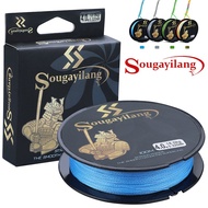 Sougayilang Multi-colors PE Braided Fishing Line 4 Strands 12LB-40LB (100m) Line