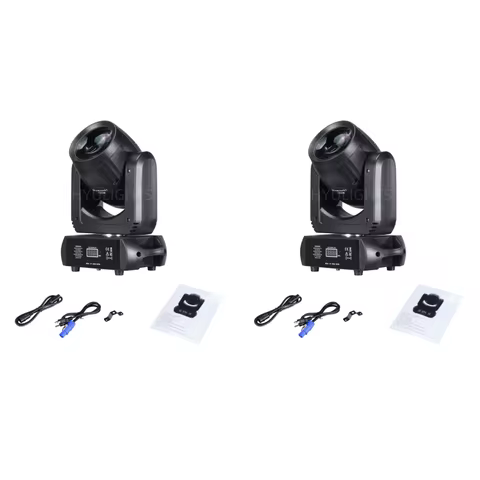 2PCS/LOT Mini LED Moving Head Light 150W Beam+Spot+18 Rotating Prisms Dj Dmx Stage Effect Light Disc
