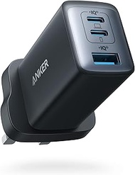 Anker 735 PowerPort III 3 Port 65W, Fast Compact Wall Charger for MacBook Pro/Air, iPad Pro, Galaxy 
