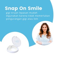 Snapon Smile - Gigi Palsu Instan Atas Bawah Untuk Ompong Veener Gigi