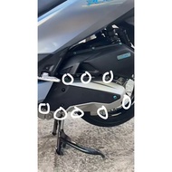 Titanium bolts gr 5 full 8pcs cvt tank honda pcx adv/ stylo/