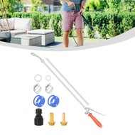 Adjustable Nozzle 360° Rotating Nozzle Includes Hose Clamps Cleaning Accessory