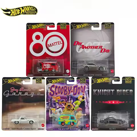 Hot Wheels Premium Pop Culture Metal Car 1/64 80 Anniversary THE MYSTERY MACHINE HotWheels Miniature