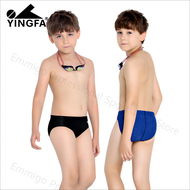 YINGFA Sharkskin กางเกงขาสั้นสำหรับเด็กกางเกงว่ายน้ำฝึกเด็กชายชุดว่ายน้ำแข่งมืออาชีพ