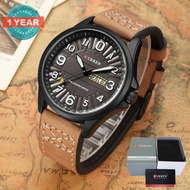 Curren นาฬิกาข้อมือผู้ชาย แท้100% แสดงตัวเลขชัดเจน แสดงวันที่และวัน สายหนัง รุ่น C8269 พร้อมกล่องนาฬ