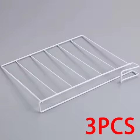 3Pcs Closet Shelf Divider Metal Wardrobe Partition Board Shelf Divider Closet Organizer Hanging Clos