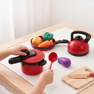 Cooking simulation Kitchen cooking toy set 18-piece cooking set, row toy
