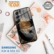 Softcase Glass Kaca SAMSUNG A34 & A54 (5G) - Casing hp SAMSUNG A34 & A54 (5G) [ S50 ].