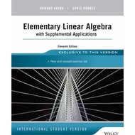 Elementary Linear Algebra with Supplemental Applications, 11th Edition (ISBN: 9781118677452)