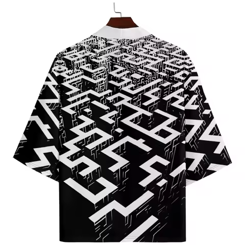 3D Print Japanese Kimono Streetwear Men Women Cardigan Haori Beach Plus Size 3XL 4XL 5XL 6XL Asian C