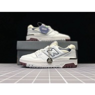 New_Balance_ BB550 Low top retro basketball shoes white blue