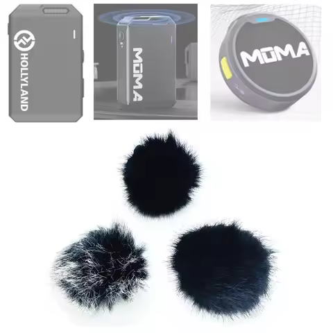 Windscreen Outdoor Windshield Muff Deadcat Cover for Moma Hollyland Lark MIX MAX Wireless Lavalier M