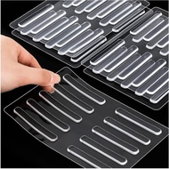40pcs Cabinet Door Bumper, Self Adhesive Rubber Bumpers Stripes Glass Table Top Anti Slip Pads Cabinet Bumpers Clear for Sound Dampening Buffer Pads