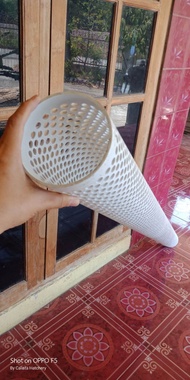 Filter kolam paralon 3inch D panjang 100cm lubang 10mm