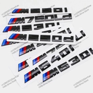3d ABS BMW-M Logo M 340i 340d 530i 530d 550d 550i 760i 850i Emblem Badge Car Rear Trunk Sticker For 