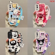 CASING vivo Y72 Y52 5G anime cartoon TPU soft silicone 3D cute plush toy phone CASING BL