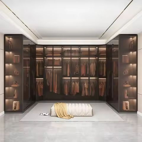 Organizer Underwear Wardrobe Cabinet Storage Shelves Glass Doors Cupboard Wardrobes Support Cupboard