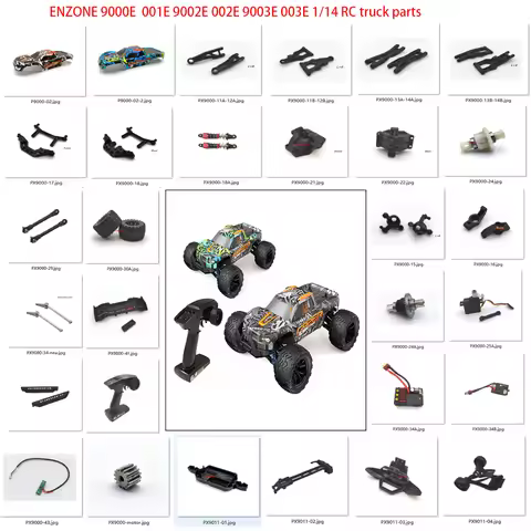 DEERC 003E ENZONE 9000E 001E 9002E 002E 9003E 003E 1/14 RC Truck Parts: Steering Linkage Servo Motor