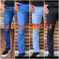 🌜[𝐑𝐞𝐚𝐝𝐲 𝐒𝐭𝐨𝐜𝐤] Men's long jeans pant streachble🌤Seluar jeans lelaki panjang kain getah 100%..11