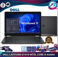 DELL LATITUDE E7470 INTEL CORE I5 - 6300U (6TH GENERATION) 8GB RAM 256GB SSD WIFI W CAM 14 INCHES HD