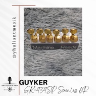 Guyker GK434SP Professional Locking Tuning Machine Screwless inline 6R