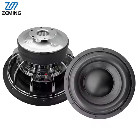 12-Inch High Power 1600W Car Subwoofer with Dual 4 Ohm Voice Coil Surround Sound Stereo Audio Speake