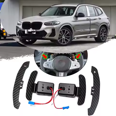 Carbon Magnetic Shift Paddle Steering Wheel Paddle Shifter Extended For BMW M3 M4 M5 X3M X4M G20 G80