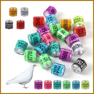 50Pcs PHA Pigeon rings 2025 Pigeons foot ring Singsing ng kalapati 2025 for Karera ng kalapati