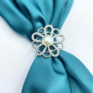 Ring Kerudung Segi Empat Bros Cincin Unik Mewah Elegan Model Terbaru