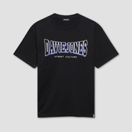 DAVIE JONES เสื้อยืด Logo Oversized Fit T-Shirt LG0133 สีดำ
